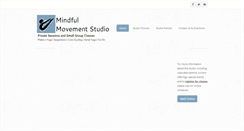 Desktop Screenshot of mindfulmovementstudio.com